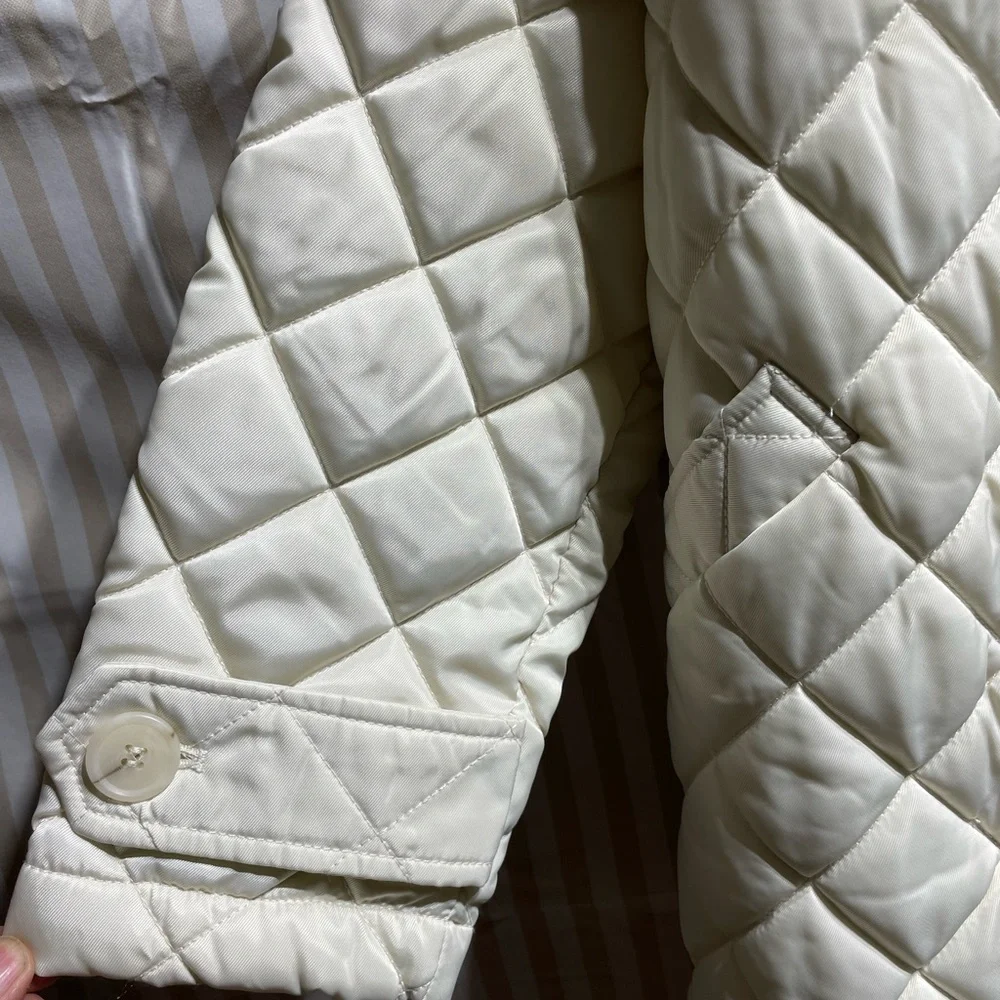 Rebecca Minkoff Ivory Quilted Puffer Coat - Picture 6 of 8